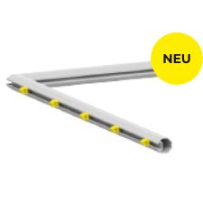Bodenrahmen "Robust" Alu-Achteckprofil, für 7,32x2,44m Tore – Produktfoto